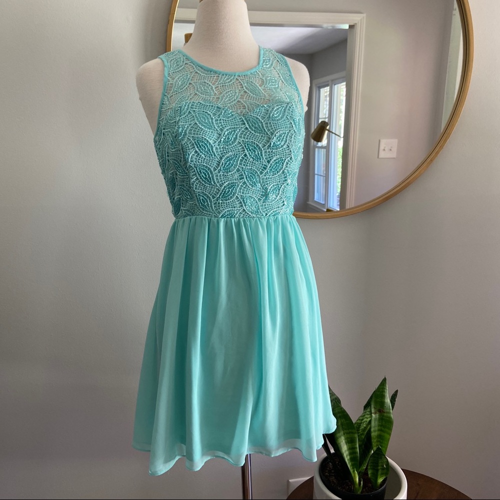 Francesca’s Aqua Blue Dress